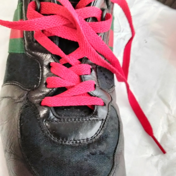 Gucci GG Guccissima Web Stripe sneakers men's 10 - Picture 12 of 16